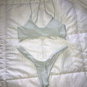Mint Thong bikini